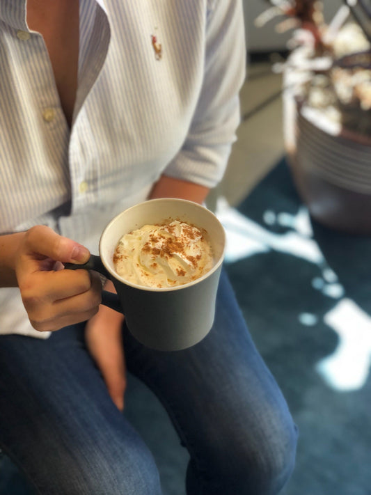 Maple Pumpkin Spice Tea Latte