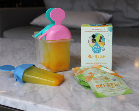DIY Refresh Tea Sprinkles Ice Pops!