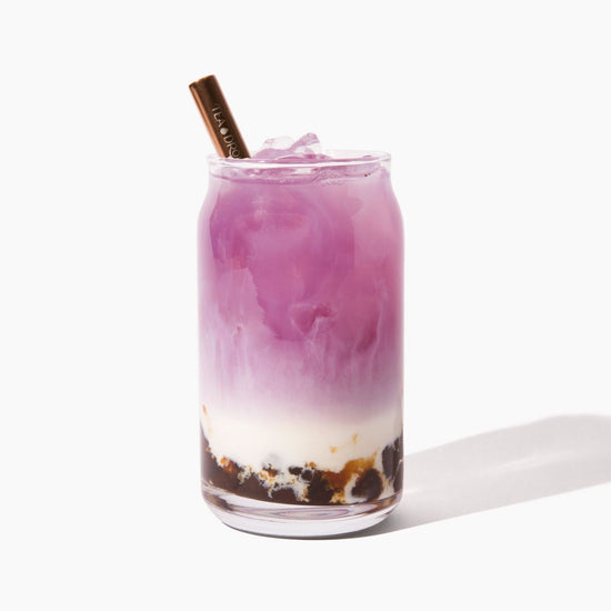 Ube boba tea