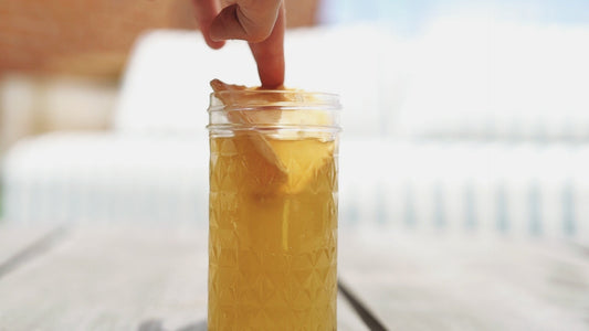 DIY Citrus Ginger Kombucha Made With Tea Drops