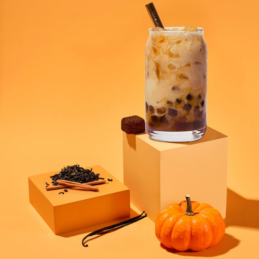 Pumpkin Spice Boba Tea Set