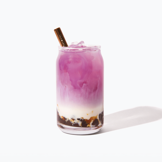 Ube boba tea
