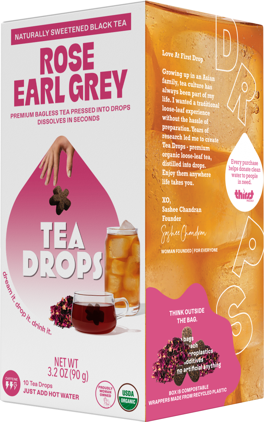 Rose Earl Grey Tea Box
