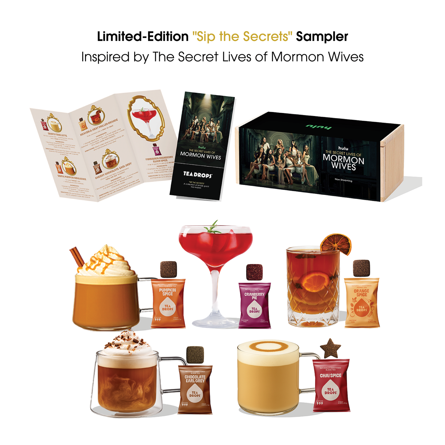 "Sip the Secrets" Tea Sampler & Recipe Book