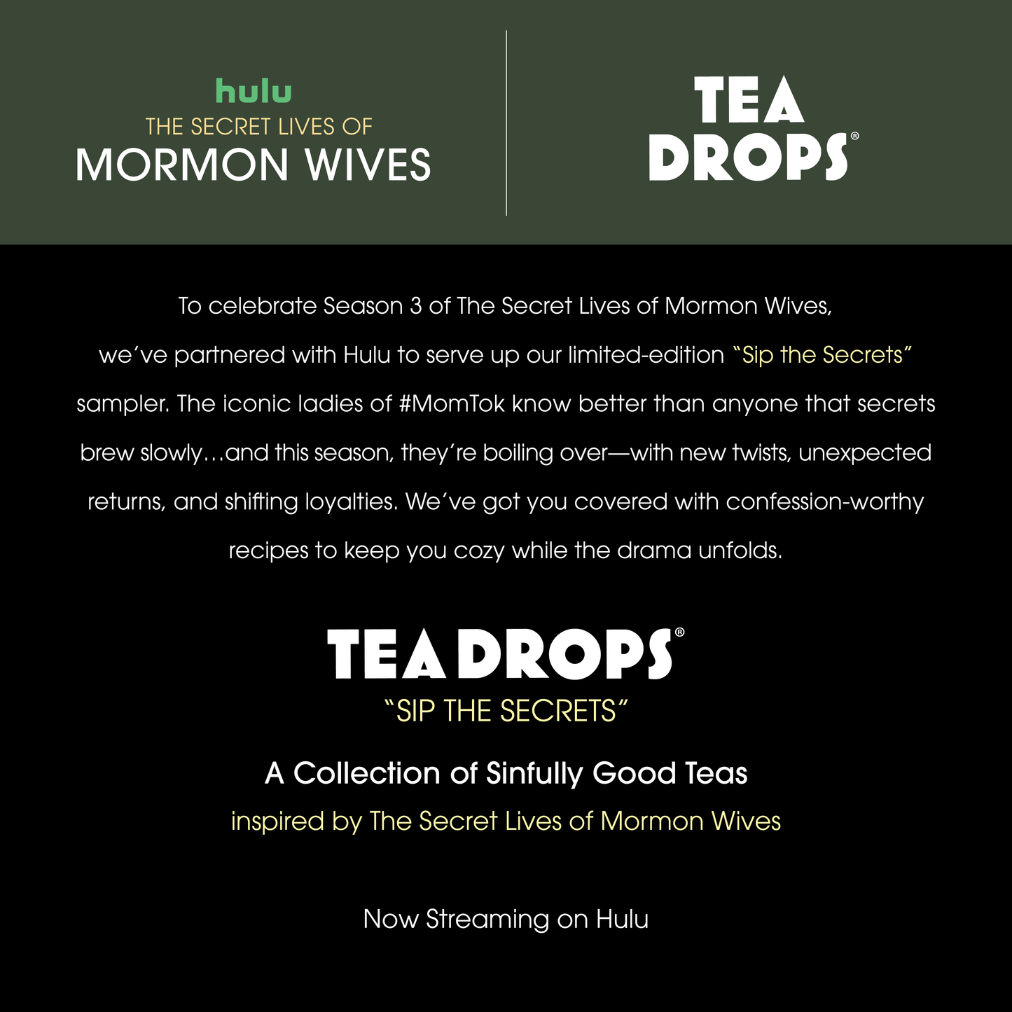 "Sip the Secrets" Tea Sampler & Recipe Book