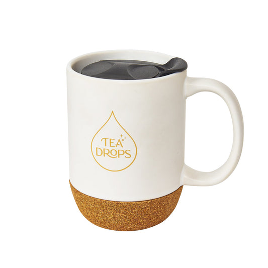 Tea Drops Mug With Lid