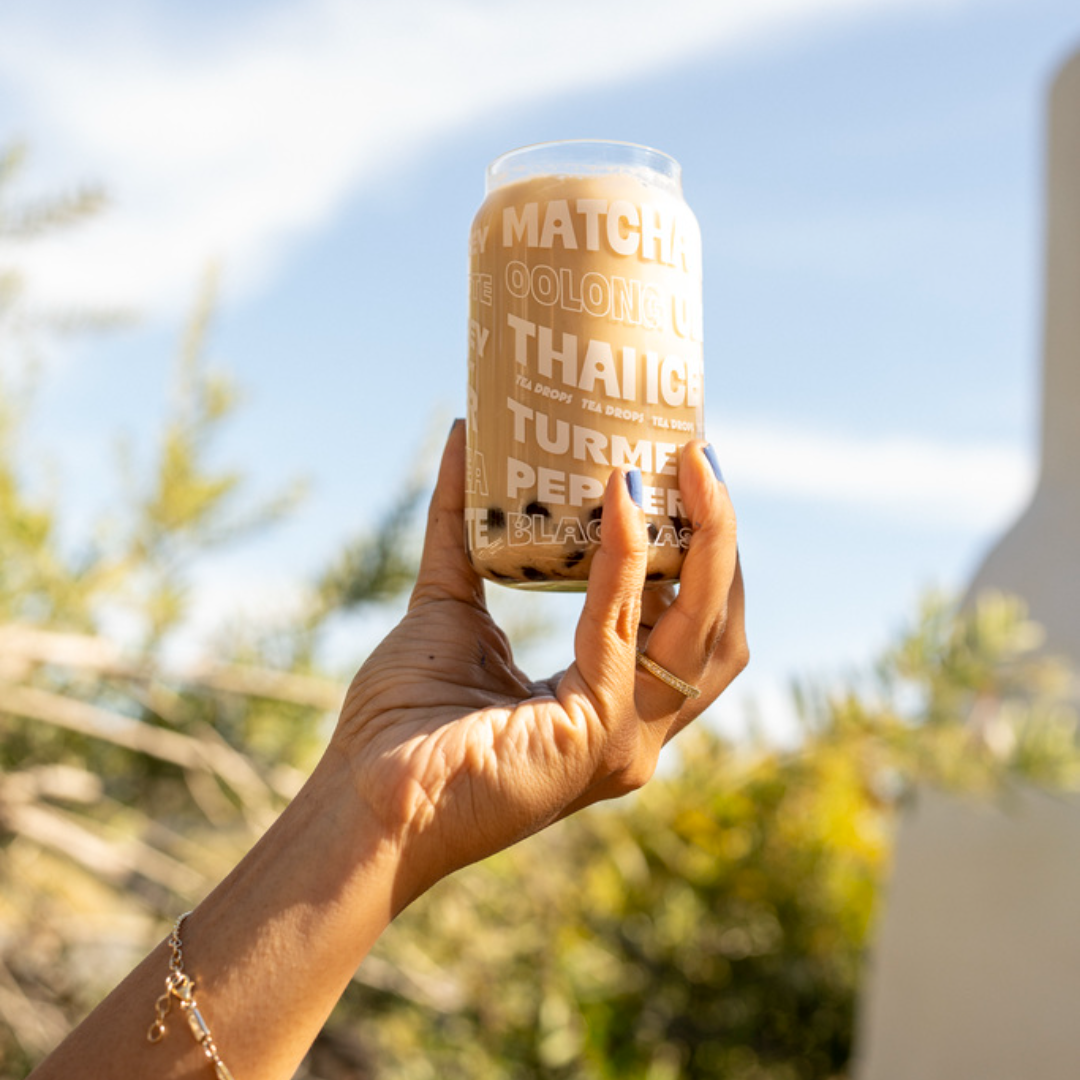 Branded Can Shaped Glass